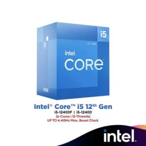 Intel® Core™ i5-12400F (6-Core/12-Threads) Intel Processor | Intel 12th Gen CPU (LGA1700)