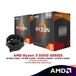 AMD Ryzen 5 5500 AM4 Processor (6-Cores/12-Threads) | AMD Ryzen 5 5000 Series