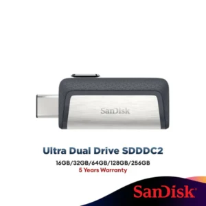 SanDisk Ultra Dual Drive USB 3.1 Type-C OTG SDDDC2 Flash Drive 256GB